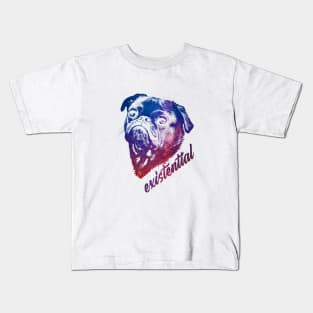 Cool Pug Dog Galaxy Shirt Kids T-Shirt